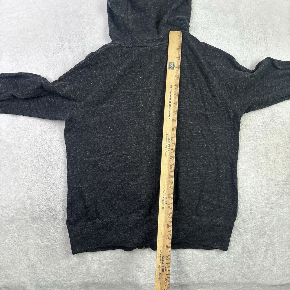 Nike Grey Full Zip Long Sleeve Activewear Lightweight Hoodie Women's Medium